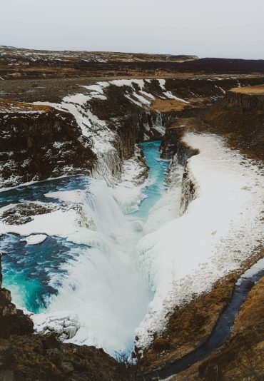 Gullfoss waterfall at the gold circle of Iceland